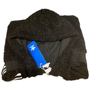 Adidas fuzzy teddy style Full Zip Hoddie